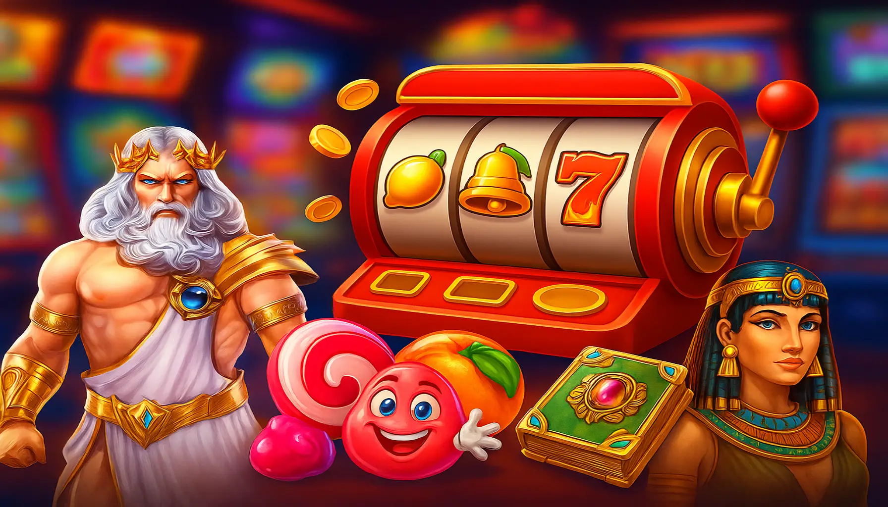 Explore o mundo das slot machines no BRBET Casino